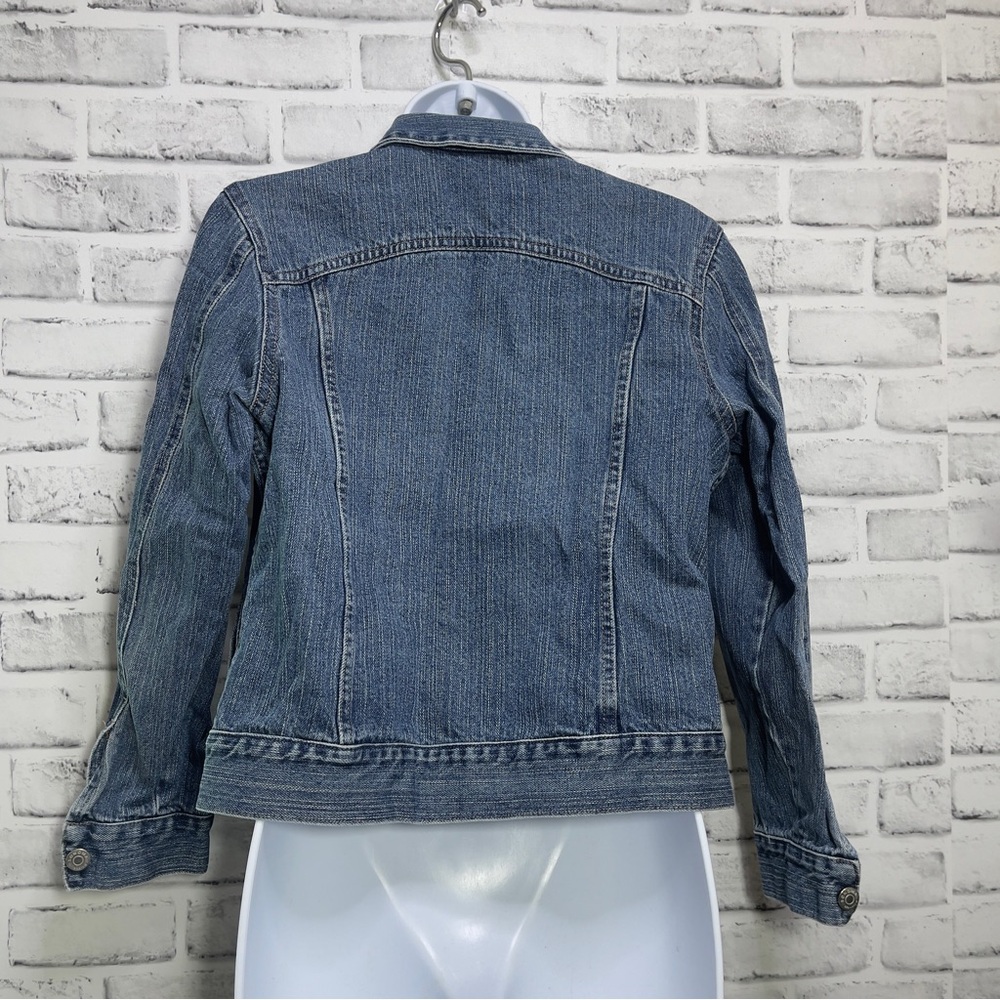 Sonoma Petite Button Up Denim Jacket Small Petite - Picture 4 of 7